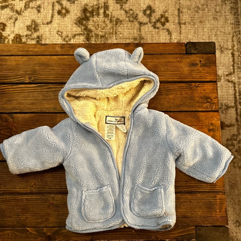 Very warm 12M jacket with hood and ears